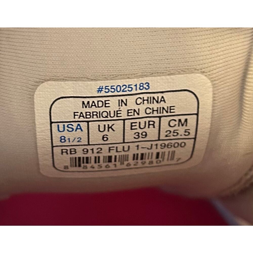 Reebok ZigTech Running Shoes Womens 8.5 White Pink Zig Sole Sneakers - Picture 9 of 9